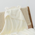 Organic Baby Hooded Towel - Creme (Out of Stock)
